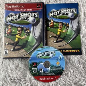 Hot Shots Golf 3 (Sony PlayStation 2, 2002) PS2 Greatest Hits Complete